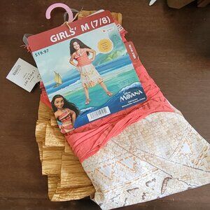 NWT Girl's Disney Princess Moana Costume